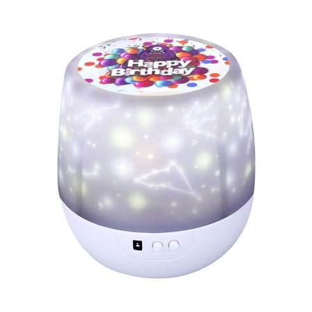 

Baocc led lights Creative Fun LED Projector Lamp Dreamy Rotating Moon S tarry Light Night
