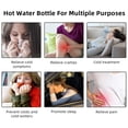thumbnail image 5 of Hot water bottle with waist cover, cartoon warm water bag, 5 of 5