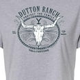 thumbnail image 3 of Yellowstone  - Dutton Ranch Decorative Longhorn Skull  - Juniors Cropped Cotton Blend T-Shirt, 3 of 6