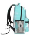 thumbnail image 3 of Xecao Dog In Bathtub Backpack, a stylish and functional choice for both men and women, is the perfect basic bookbag for college, work, or travel, 3 of 5