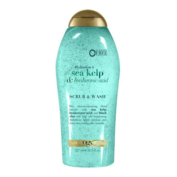 Jabón líquido corporal Ogx hydration + sea kelp & hyaluronic acid 577 ml