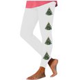 thumbnail image 2 of Pantalones moldeadores de moda para mujer, leggings con estampado navideño y pantalones elásticos deportivos para yoga, pantalones para mujer, 2 of 5