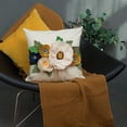 thumbnail image 2 of JWH 3D Handmade Decorative Colorful Flower Throw Pillow Covers 18x18inch Cotton Polyester Blend Flower Cushion Cover for Home Decoration, 2 of 11
