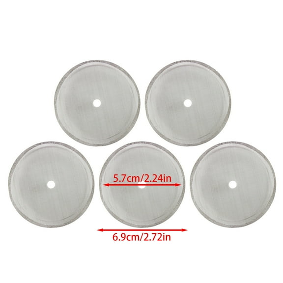 UNTERING 5 Pcs Practical Replacement Coffee Filter Reusable Stainless Steel for 1000ml 34oz 8 Cup Coffee Makers