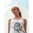 thumbnail image 2 of Cute Colored Dreamcatcher Tank Women -Image by Shutterstock, Female Small, 2 of 4