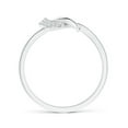 thumbnail image 2 of ANGARA Lab Grown Diamond Split Infinity Knot Ring for Women in 14K White Gold (Size-0.9mm| Color-F-G| Clarity-VS) | April Birthstone, Anniversary, Jewelry Gift for Women | Lab-Grown Diamond Ring, 2 of 5