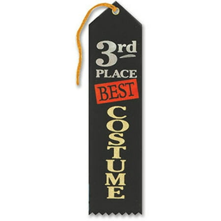 Best Costume 3rd Place Award Ribbon 2