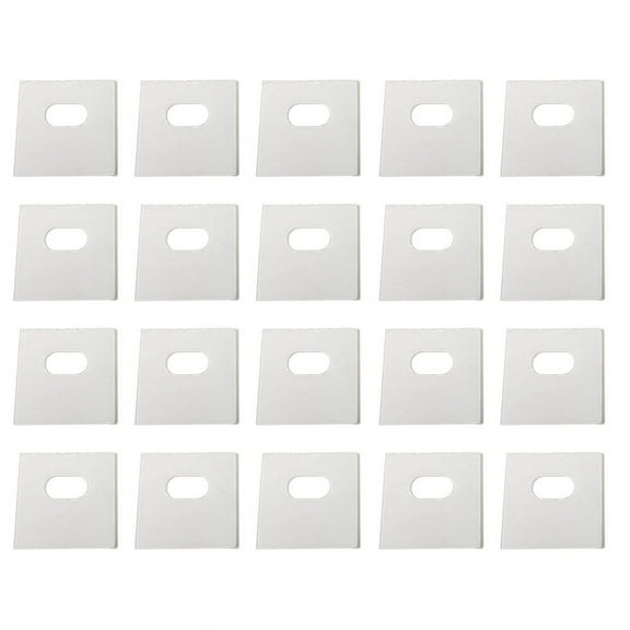 20Pcs Clear Vertical Curtain Repair Patches Mini Clear Blinds Repair Sticker Tape with Cut Holes