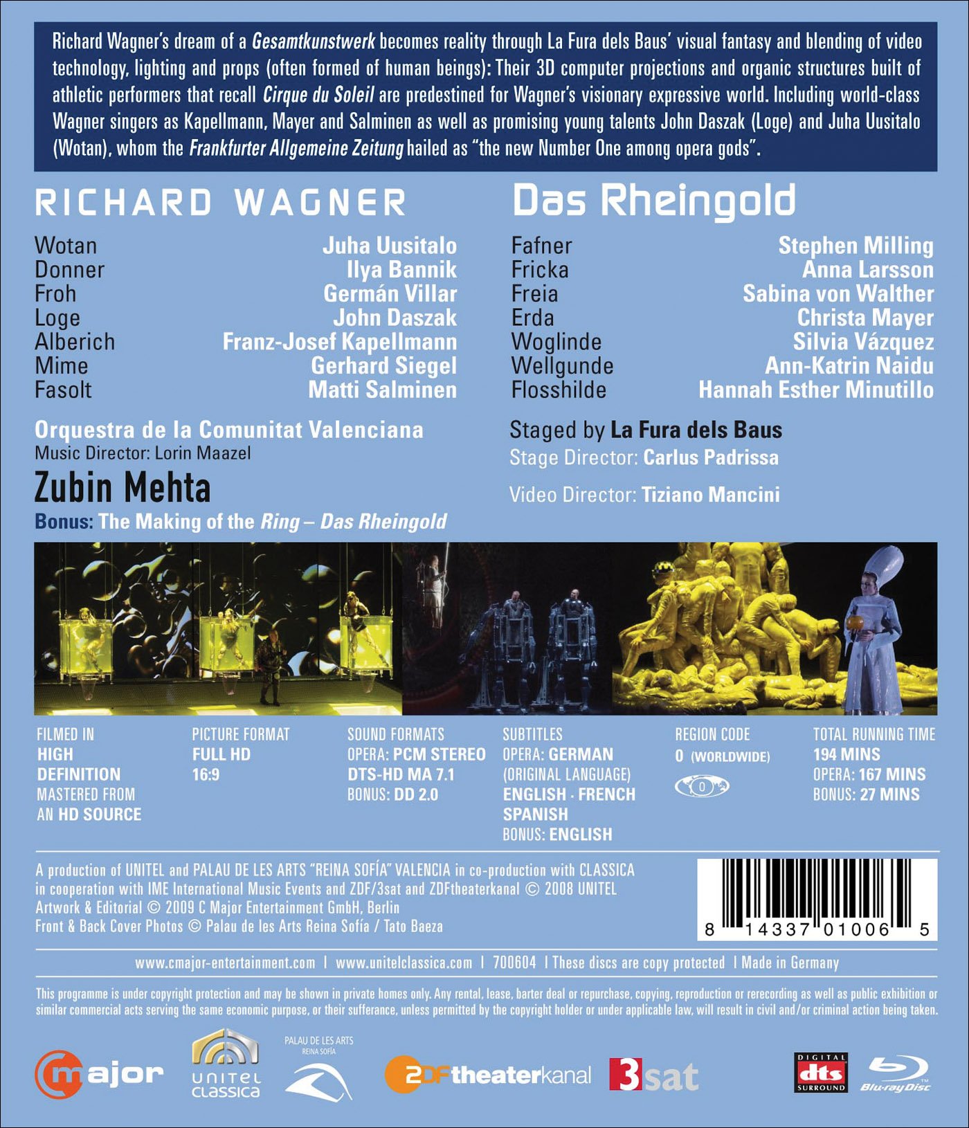 C Major - Das Rheingold [BLU-RAY]