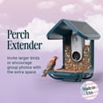 thumbnail image 5 of Bird Buddy Smart WiFi Bird Feeder with Camera, AI Bird Identification, Solar Powered Weatherproof, 2K HD Video, Includes Blue Perch Extender, 5 of 5