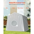 thumbnail image 3 of VEVOR Abri de Rangement Extérieur Abri 8 X 8 Pi Imperméable Auvent Portable Abri d'Auto Tente, 3 of 9