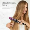 thumbnail image 2 of Remington Pro 1" Flat Iron with Ultimate Ceramic Technology, Hair Straightener, Pink Glitter, S6500E, 2 of 14