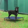 thumbnail image 3 of Veehoo Chew Proof Dog Bed, Cooling Raised Pet Cot, Rustless Aluminum Frame, Blue, Large, 3 of 8