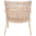 thumbnail image 7 of SAFAVIEH Collette Rattan Lounge Chair w/Cushion, Natural White, 7 of 7