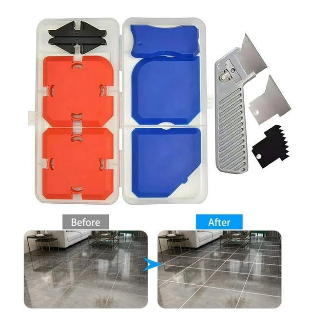 RGASUIJ Caulking Tool Kit With Sealant Finishing Tools And Caulk Removal Tools 11pcs Silicone Profiling Kit In Box Easy Silicone Caulking With Household Tool