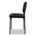 thumbnail image 4 of basyx VL606 Series Stacking Armless Guest Chair, Navy Fabric, 4 of 5