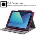 thumbnail image 5 of Fintie Case for Samsung Galaxy Tab S3 9.7, [Corner Protection] Multi-Angle Viewing Stand Cover Packet with S Pen Protective Holder Auto Sleep/Wake for Tab S3 9.7(SM-T820/T825/T827), Purple, 5 of 9