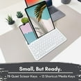 thumbnail image 6 of Macally Compact Portable Bluetooth Keyboard with Stand, 78-Key Wireless Keyboard for iPhone, iPad, Android, Tablet, 6 of 8