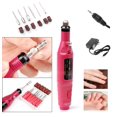 thumbnail image 1 of Pro Electric False Acrylic Nail Art File Drill Set Manicure Pedicure Machine Kit （1/US Plug；2/EU Plug）, 1 of 5