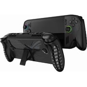 Protective Case Cover for ROG Xbox Ally/ROG Xbox Ally X, TPU Soft Slim Sleeve with Stand Drop-Proof Non-Slip Grip Wrap Protector Gaming Handheld Kickstand Skin Case (Black)