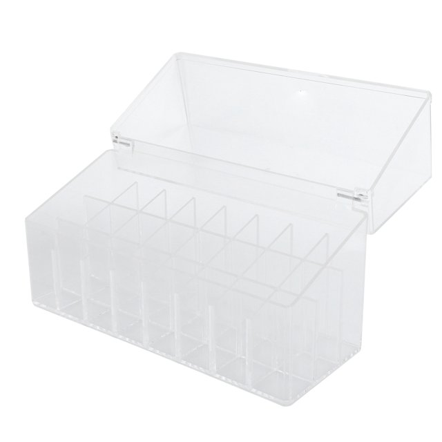 Organizador de Soporte de Lériz Labial, Organizadores de Lériz Labial Transparente de Lériz Transparente Seguro y Duradero y Almacenamiento para Cepillos de Maquillaje para para
