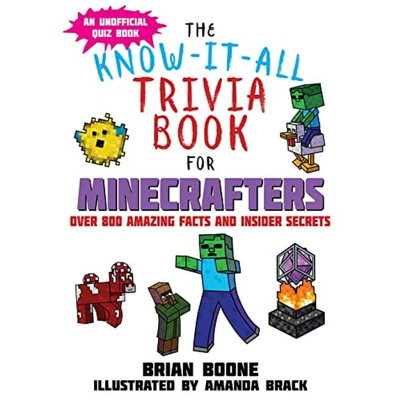 Pre-Owned Know-It-All Trivia Book for Minecrafters: Over 800 Amazing Facts and Insider Secrets Paperback