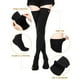 thumbnail image 3 of Sonducket 1 par de medias altas hasta el muslo de 80cm por encima de la rodilla, calcetín cálido, botas, calcetería, accesorios para mujer, regalos del Medias Negro Sonducket AP008807-02, 3 of 6