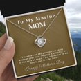thumbnail image 5 of Marine Mom- Love Knot- Mother's Day - Love Knot Necklace - Message Card & Gift Box, 5 of 5