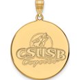 thumbnail image 1 of 14K Yellow Gold 14Ky Logoart California State University San Bernardino Xl Pendant (32 X 25) Made In United States 4y002csb, 1 of 5