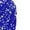 Blue, variant on inlzdz Women Latin Dance Set Rhinestones Crop Top Fringe Short Skirts Modern Dancing Outfits Purple M