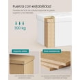 thumbnail image 5 of SONGMICS Puff Almacenaje, Banco de Almacenamiento, 38 x 110 x 38 cm, Soporta hasta 300 kg, para Sala de Estar, Dormitorio, Entrada, Blanco, 5 of 5