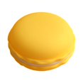 thumbnail image 1 of Bonito para la forma de macarrón gigante para el caso colorido para el contenedor de la píldora caja de almacenamiento pendiente collar de viaje portátil joyería O, amarillo Feliz Sencillez, 1 of 5
