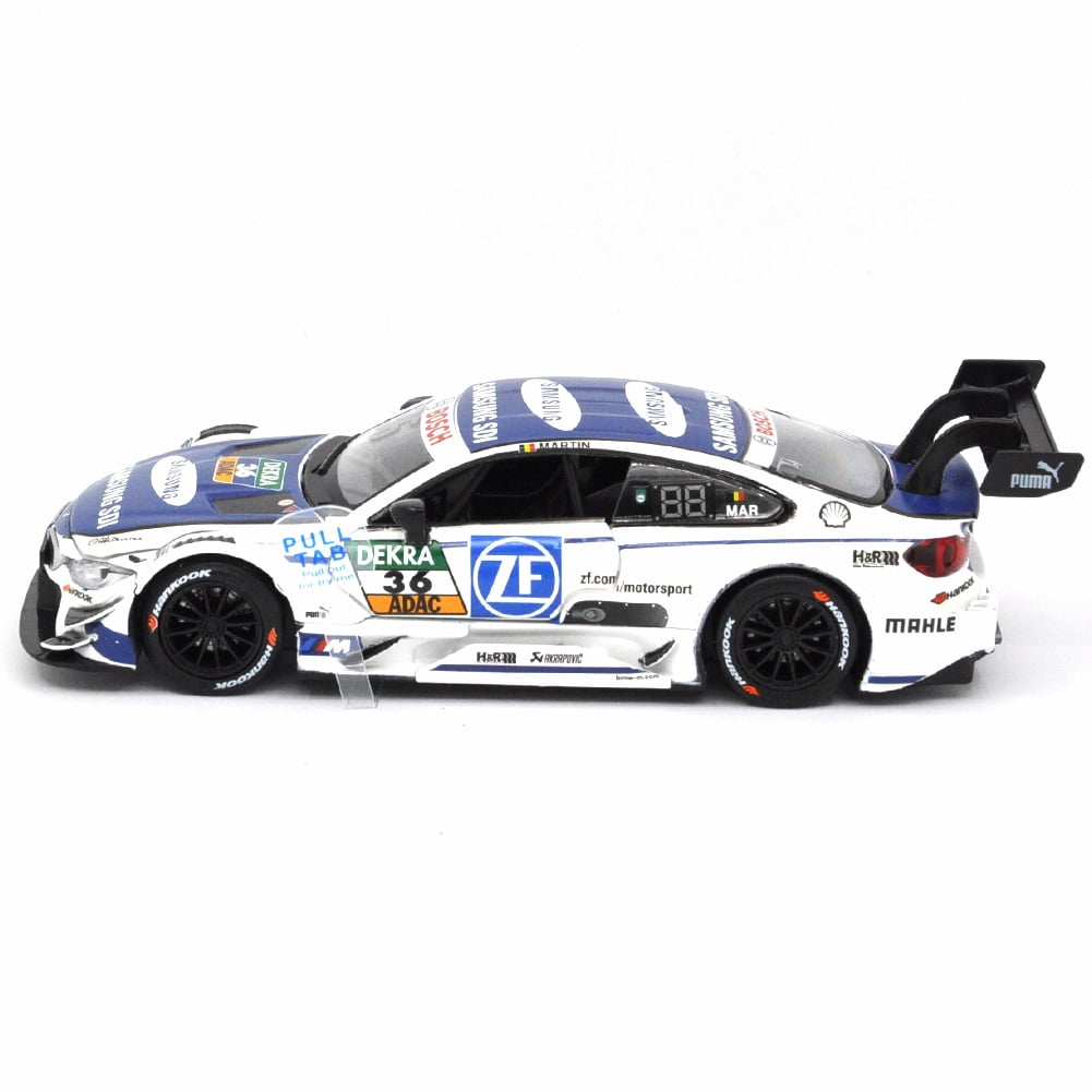 1: 32 Suitable for BMW M4 DTM Alloy Simulation Car Die Casting Model Dynamic Sound and Light Toy Series Collectibles Boy Birthday Gift