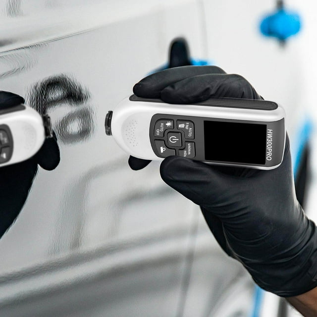 Maoww Paint Thickness Gauge Tester for Automotive Paint Thickness Measurement White