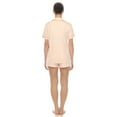 thumbnail image 3 of White Mark Women's Solid Short Pajama Set, 3 of 6