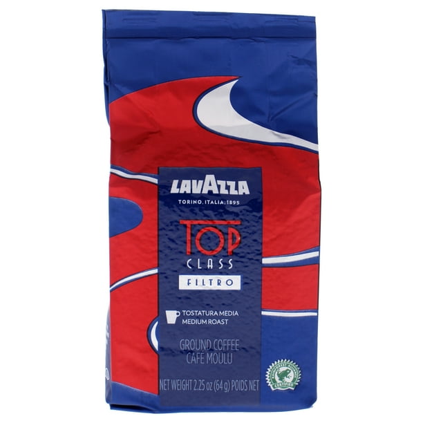 Top Class Filtro Medium Roast Ground Coffee by Lavazza for 30 x 2.25