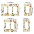 thumbnail image 2 of Yayeee Rocker Switch Wall Plate 1-Gang 4.6"x2.9" Home Decorative Outlet Cover, Birds with Strawberries, 2 of 6