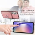 thumbnail image 4 of Decase Wallet Case for Samsung Galaxy A23 4G, Luxury Shockproof Magnetic PU Leather Credit Card Slot with Built-in 360° Rotation Ring Holder Stand Protective Case, pink, 4 of 8