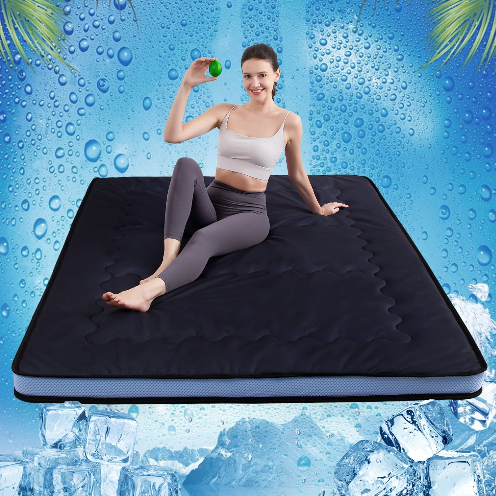BYBYME Cooling Floor Mattress Japanese Futon Mattress for Hot Sleepers