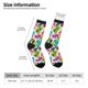 thumbnail image 2 of Balery Watercolor Flowers Calcetas Largas con Estampado para Hombre y Mujer – Suaves y Transpirables, Talla Única (US 5-11), 2 of 6