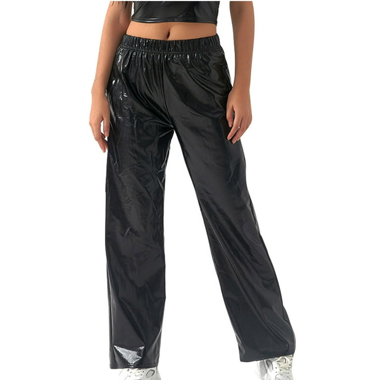 Gaecuw Wide Legged Pants for Women Relaxed Fit Long Pants Lounge Trousers  Sweatpants Casual Loose Baggy Yoga Pants High Waisted Summer Ankle Length Workout  Pants Straight Leg Solid Athletic Pants 