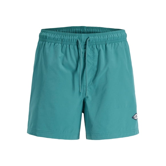 JACK&JONES Traje de baño hombre - JPSTMAUI JJSWIM SOLID AKM SN, bañador Azul S (Small)
