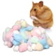 thumbnail image 1 of Relleno De Bolas De Algodón Para Animales Pequeños, Bola De Algodón Para Hámster, Hecho A Mano En Invierno, Seguro Para Chinchilla Para Hámster, 1 of 7
