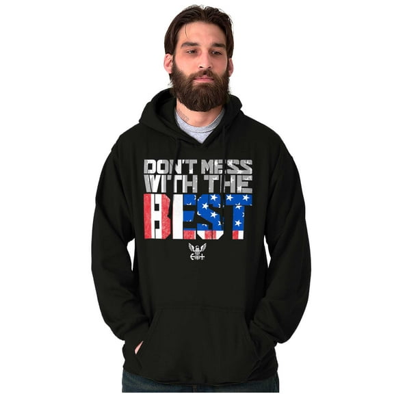 Dont Mess With Best US Navy Flag Hoodie Sweatshirt Women Men Brisco Brands S