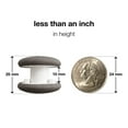 thumbnail image 3 of Primpins Duvet Clips - Classic Linen - Double Sided Pin Fasteners (Set of 8, Ash Brown), 3 of 6