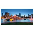 thumbnail image 2 of Colorful Buckingham Fountain - Cityscape Canvas Print, 2 of 3