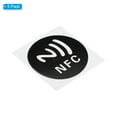 thumbnail image 3 of Pegatinas NFC Uxcell NFC213, pegatinas de etiqueta, 144 bytes de memoria, etiquetas NFC redondas en blanco, paquete de 5, 3 of 5