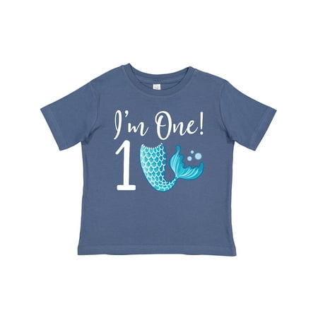 

Inktastic 1st Birthday Mermaid Party Gift Baby Girl T-Shirt