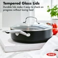thumbnail image 4 of OXO NonStick Ceramic Agility Series Saute Pan with Lid, 4 of 7