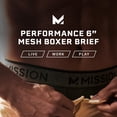 thumbnail image 5 of Calzoncillos bóxer MISSION 6 Performance Mesh XL, paquete de 3 para hombre, 5 of 5